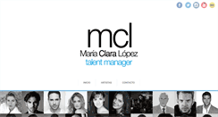Desktop Screenshot of mariaclaralopez.com